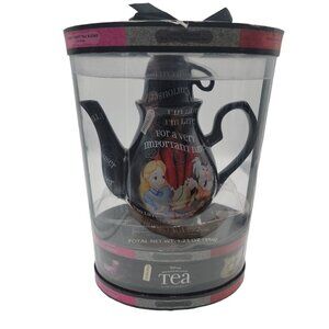 Disney Alice in Wonderland Tea Pot Mad Hatter & 364 Wonderland Tea Bags *RARE*